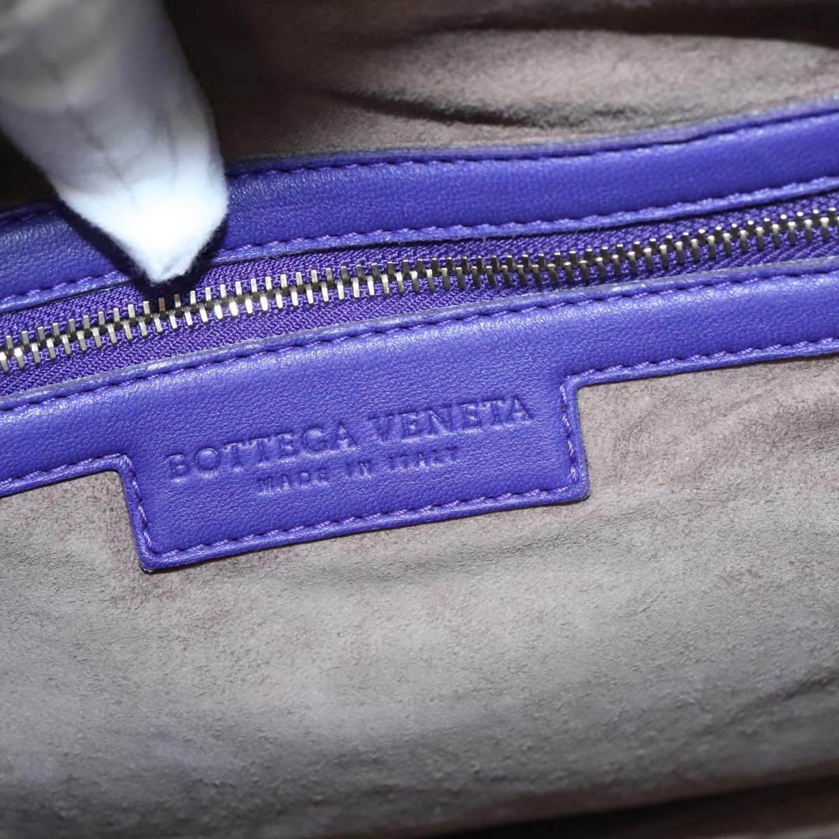 Bottega Veneta Veneta, Purple, Leather, handbag