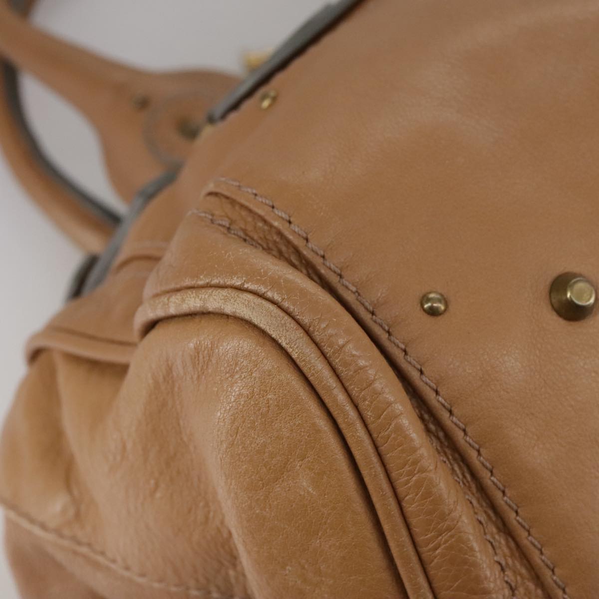 Chloé Paddington, Brown, Leather, handbag