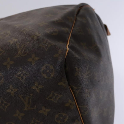 Louis Vuitton Keepall 60, Brown, Canvas, travel