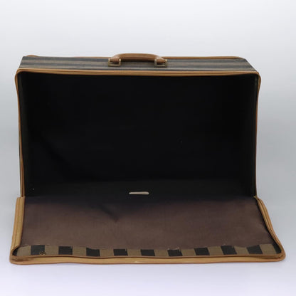 Fendi Pequin, Black, Canvas, travel