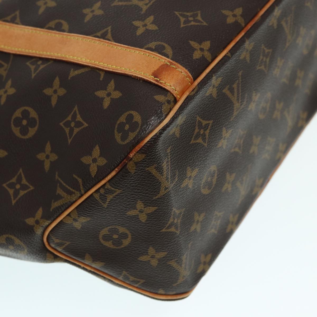 Louis Vuitton Shopping, Brown, Canvas, tote