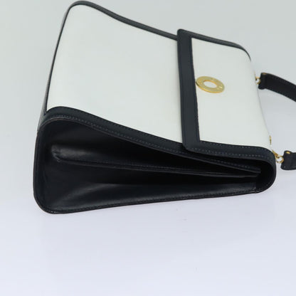 Celine Handbag Leather, WHITE, LEATHER, Handbag