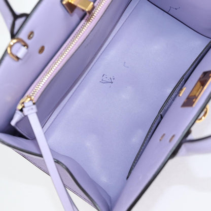 Salvatore Ferragamo Gancini, Purple, Leather, handbag