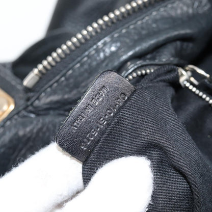 Chloé Paddington, Black, Leather, handbag