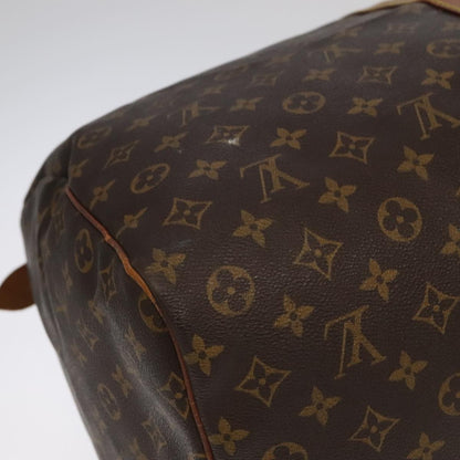 Louis Vuitton Keepall 60, Brown, Canvas, travel