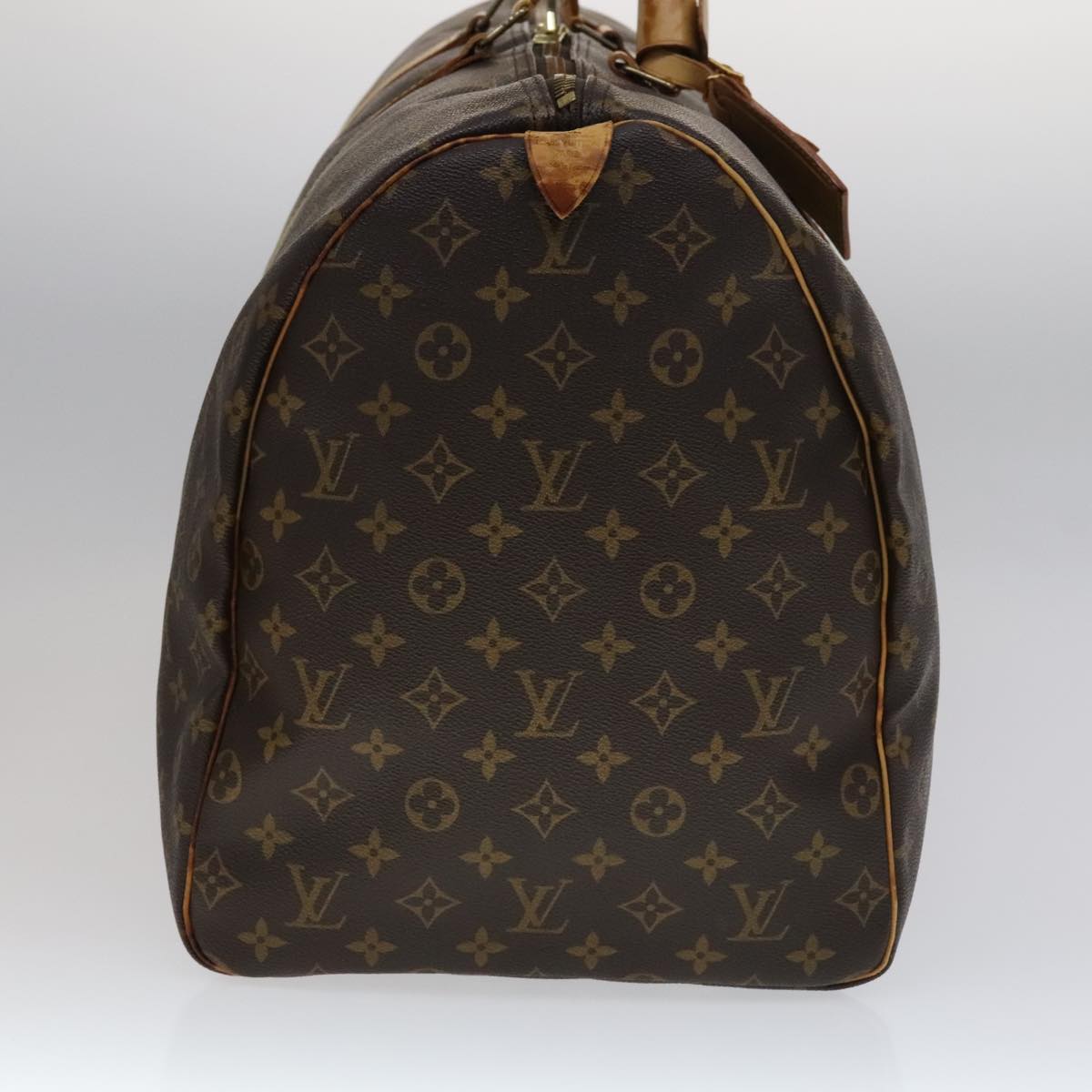 Louis Vuitton Keepall 60, Brown, Canvas, travel