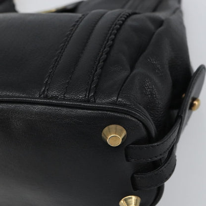 Chloe Irène Leather, Black, Leather, Tote Bag