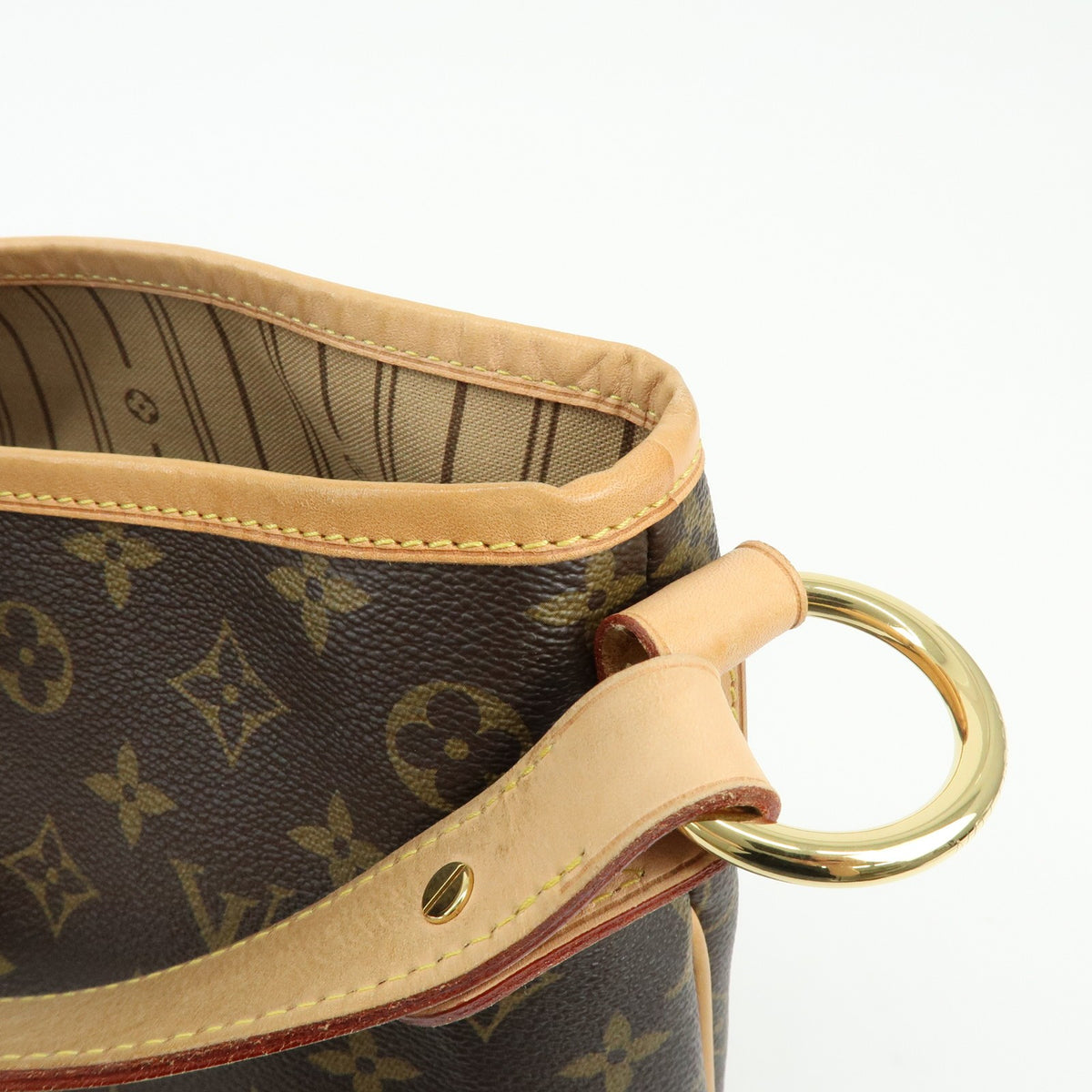 Louis Vuitton Delightful Monogram Canvas, Brown, Canvas, Handbag