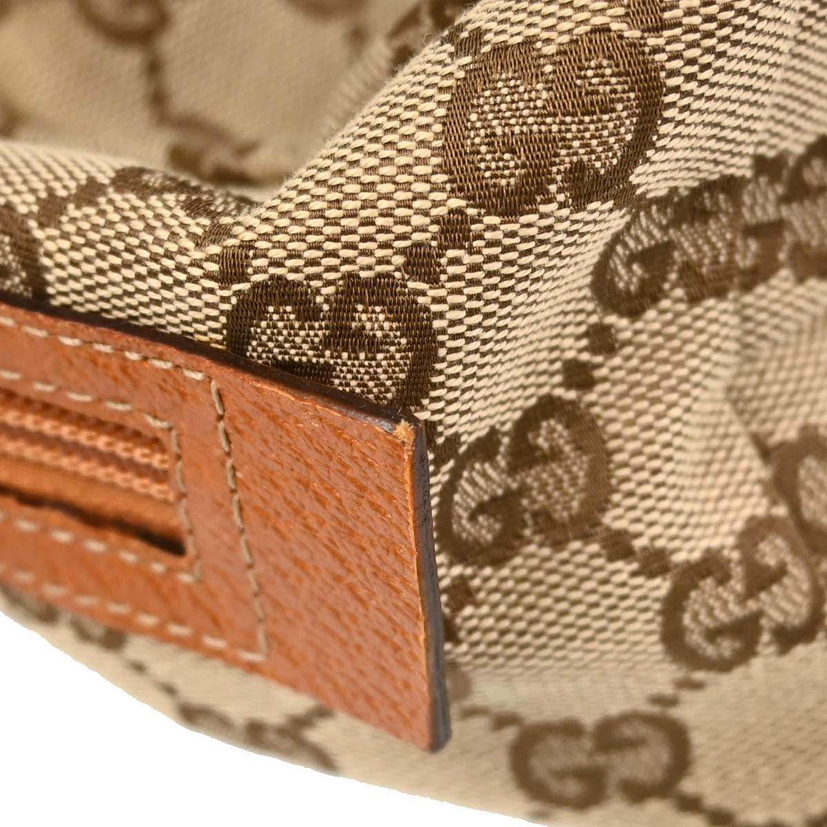 Gucci Zip Around Bowling GG Canvas, Beige, Canvas, Handbag