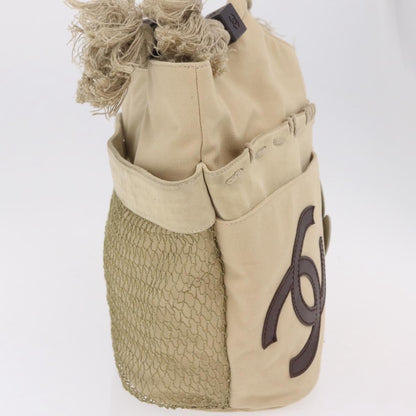 Chanel Camellia Flower Tote Canvas, Beige, Canvas, Tote Bag