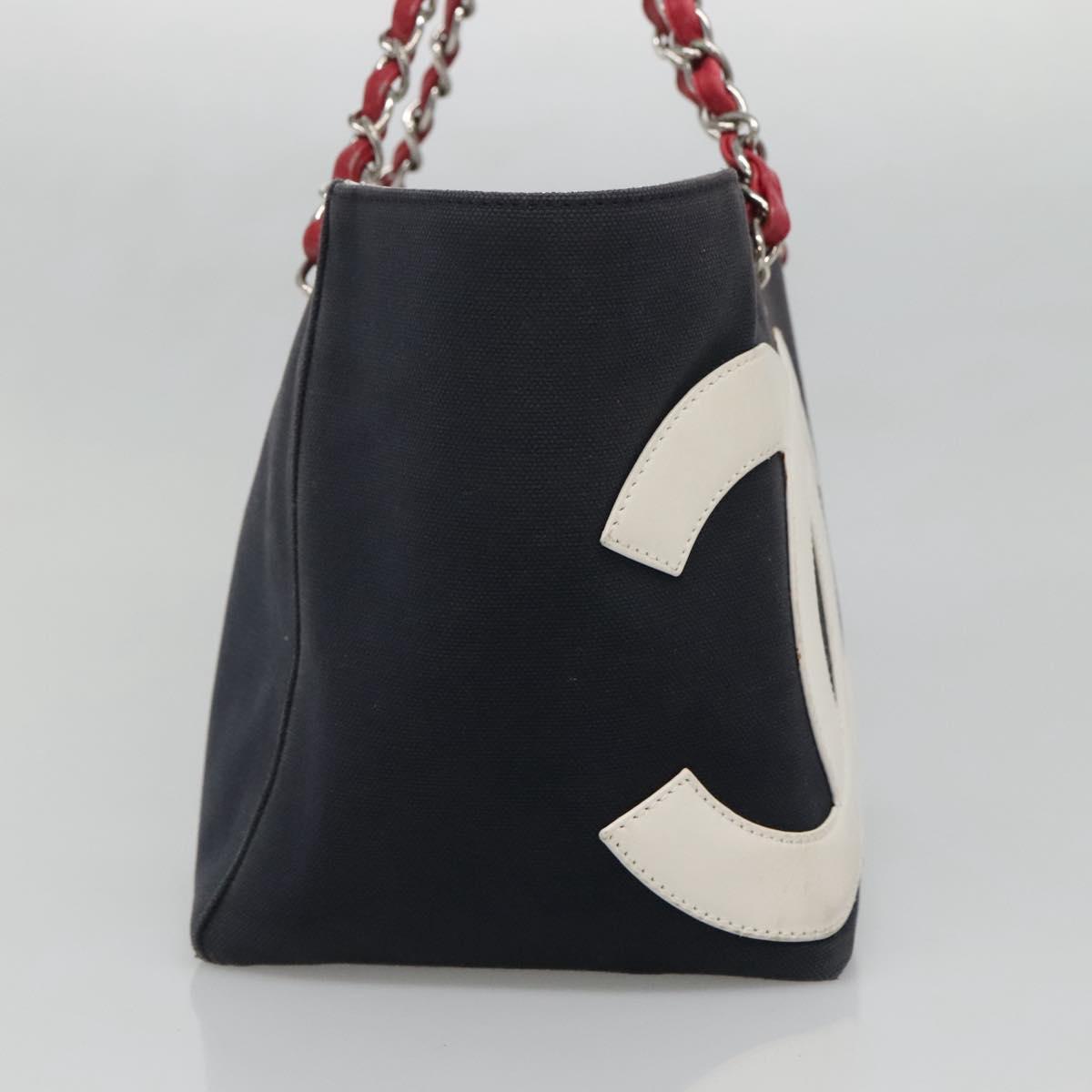 Chanel Numero 5, Navy, Canvas, shoulder