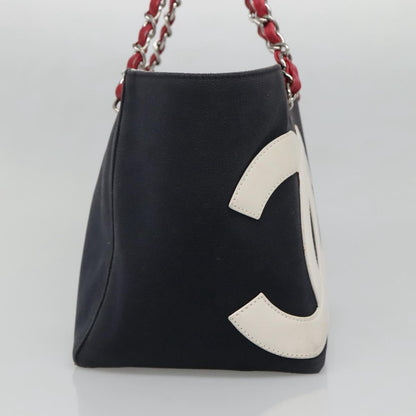 Chanel Numero 5, Navy, Canvas, shoulder