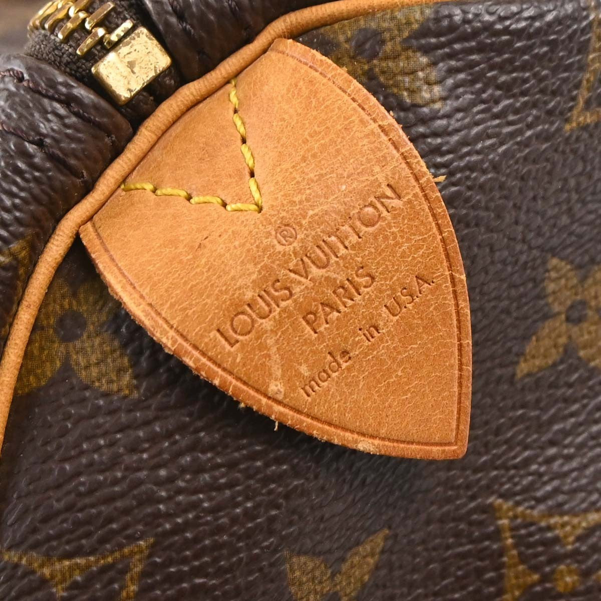 Louis Vuitton Speedy Monogram, Brown, Canvas, Handbag