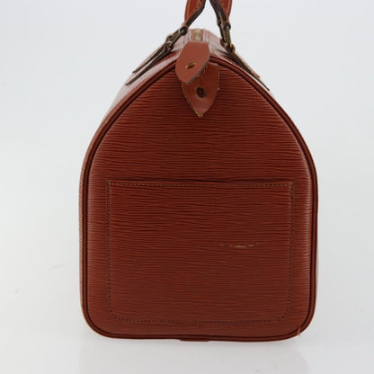 Louis Vuitton Speedy Epi Leather, Brown, Leather, Handbag
