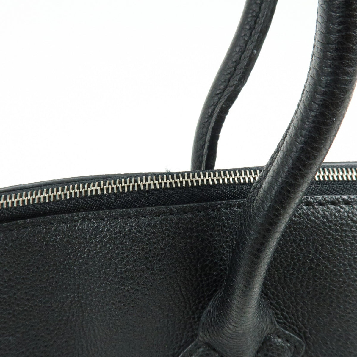 Louis Vuitton Soft Lockit Leather, Black, Leather, Handbag