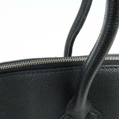 Louis Vuitton Soft Lockit Leather, Black, Leather, Handbag