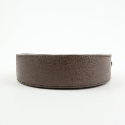 Gucci Ophidia Round GG Coated Canvas, Beige, Canvas, Shoulder Bag