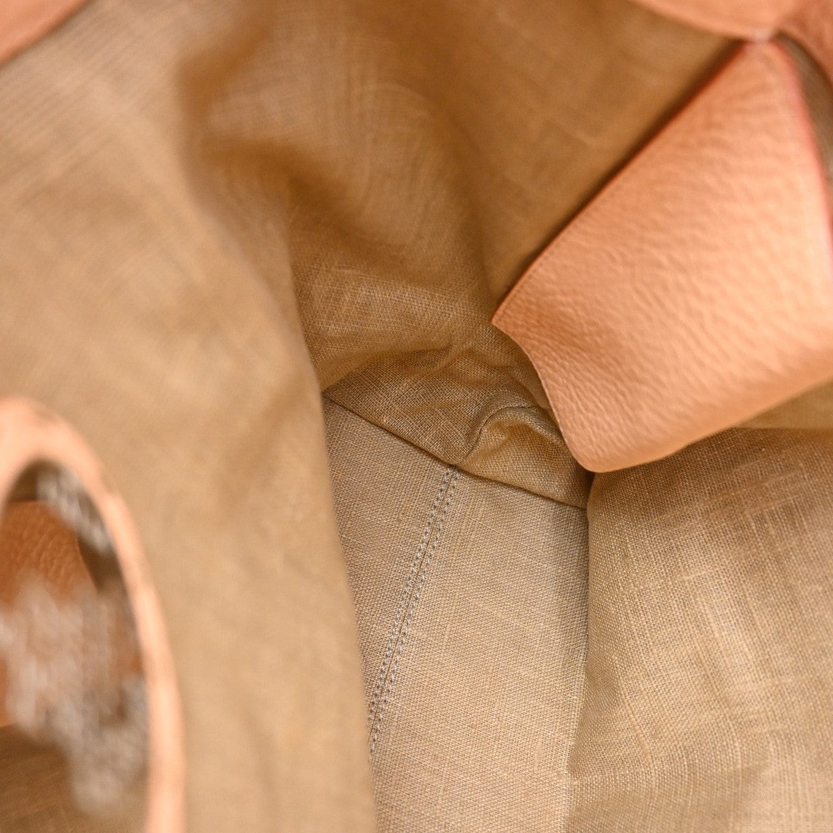 Fendi Roll Tote Selleria Leather, Orange, Leather, Tote Bag