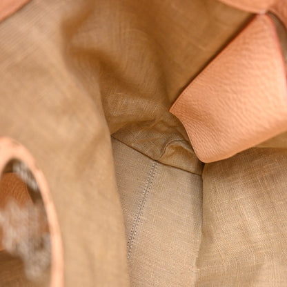 Fendi Roll Tote Selleria Leather, Orange, Leather, Tote Bag