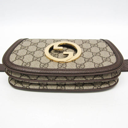 Gucci Blondie Belt GG Coated Canvas, Beige, Canvas, Clutch