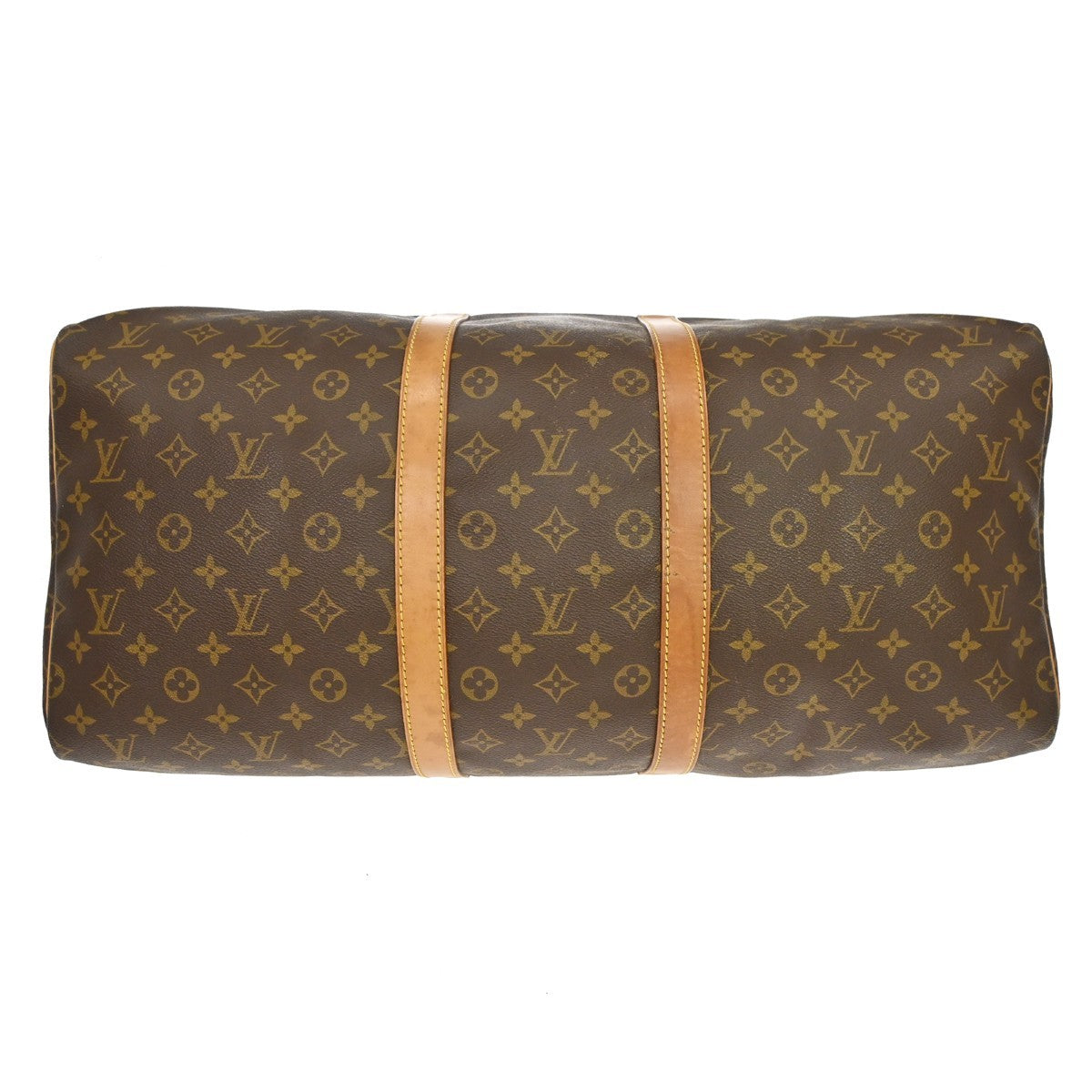 Louis Vuitton Keepall Monogram Canvas, Brown, Canvas, Travel Bag