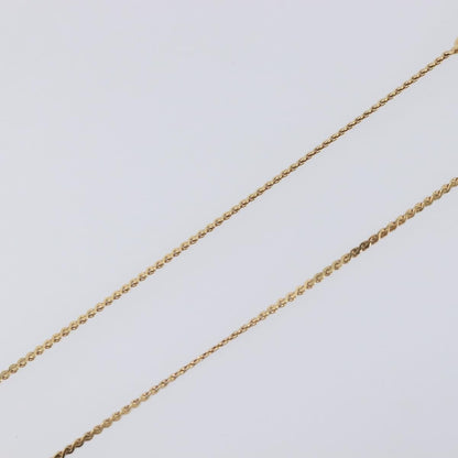 Christian Dior CD Oval Pendant Necklace Metal, Gold, Metal, Necklace
