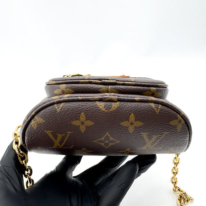Louis Vuitton Bum Monogram Canvas, Brown, Canvas, Clutch