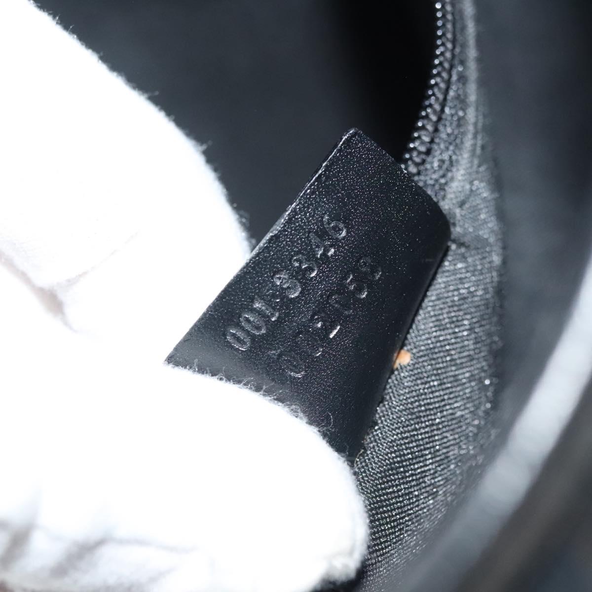 Gucci Jackie Original Shoulder Bag Diamante Coated Canvas, BLACK, CANVAS, Shoulder bag