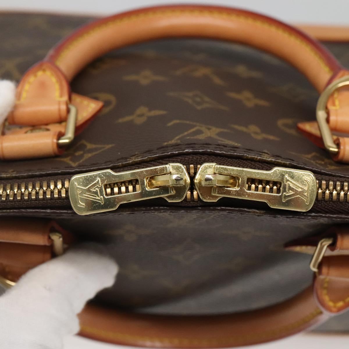 Louis Vuitton Alma, Brown, Canvas, handbag
