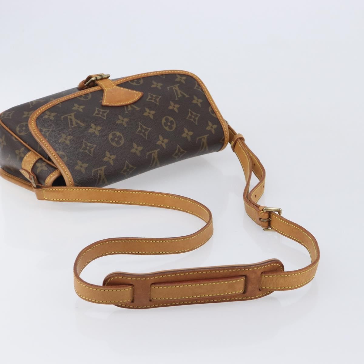 Louis Vuitton Sologne Monogram Canvas, Brown, Canvas, Handbag