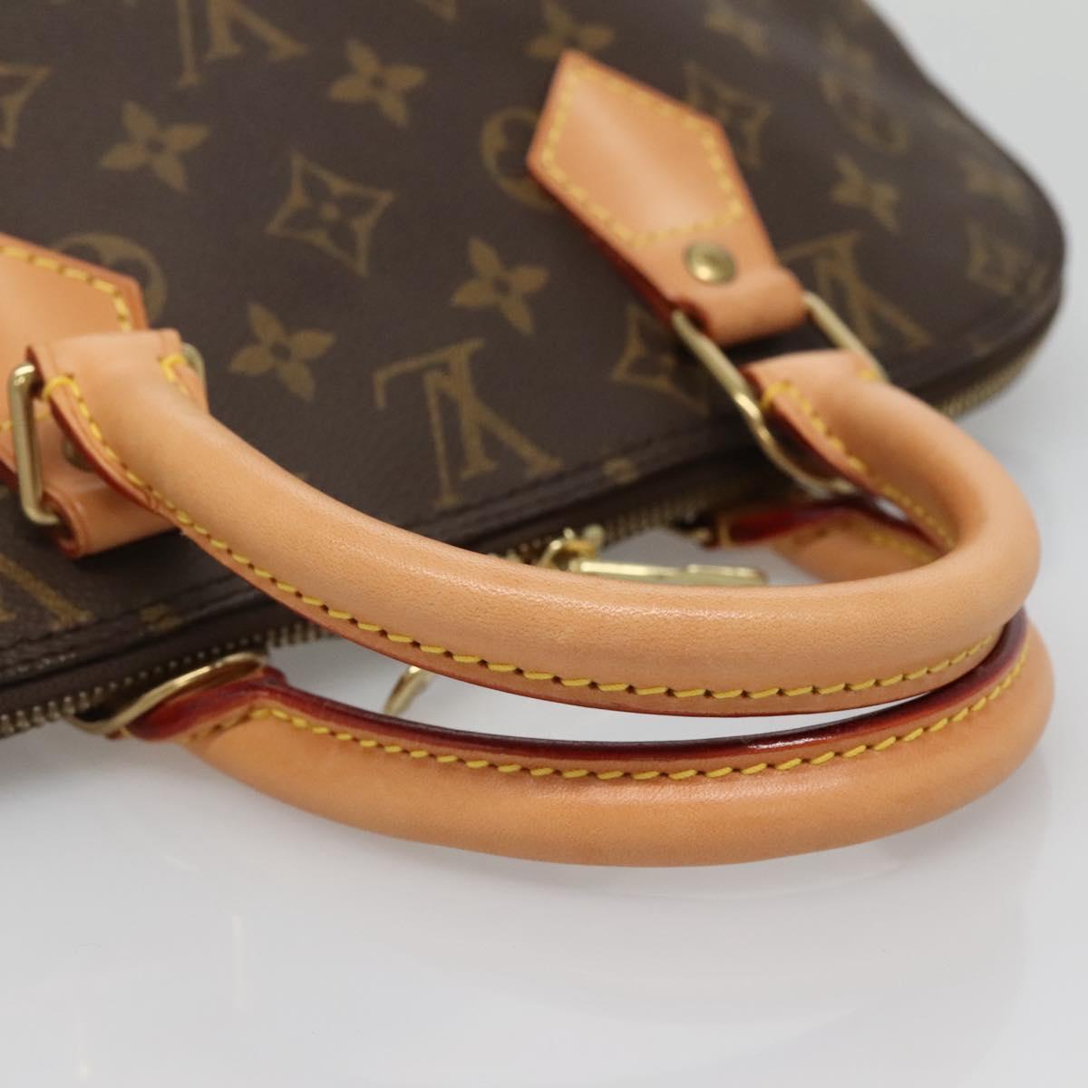 Louis Vuitton Alma, Brown, Canvas, handbag