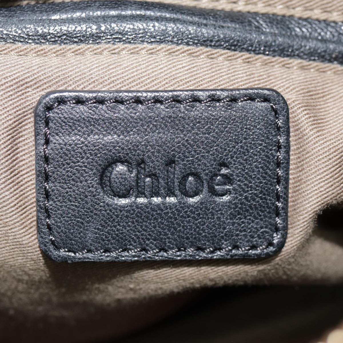 Chloé Marcie, Black, Leather, handbag