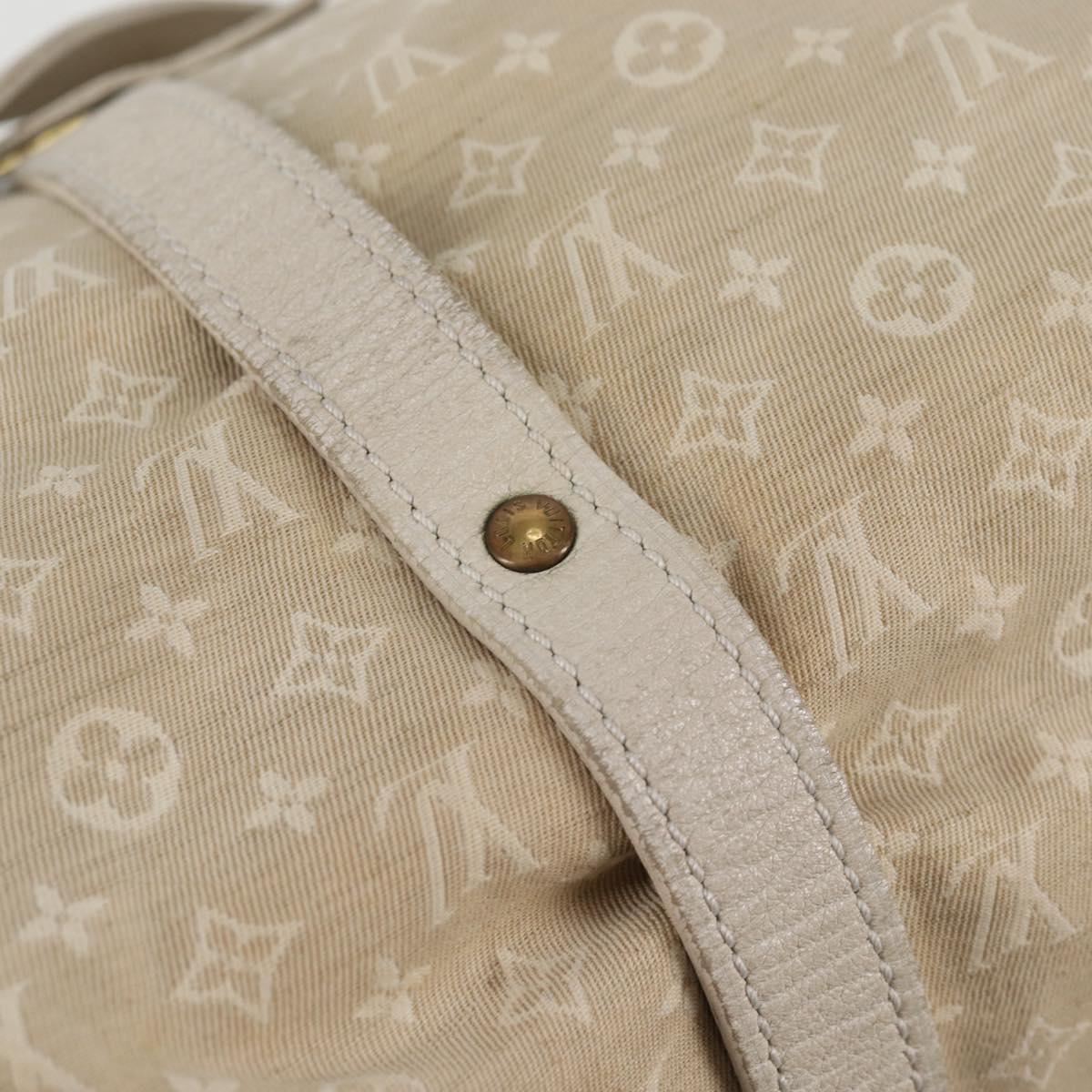 Louis Vuitton Saumur, Beige, Canvas, shoulder