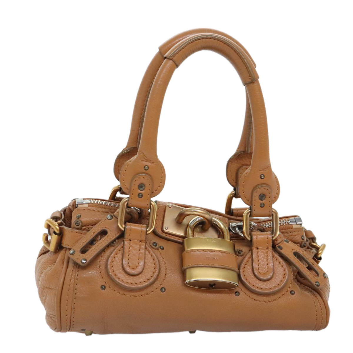 Chloé Paddington, Brown, Leather, handbag