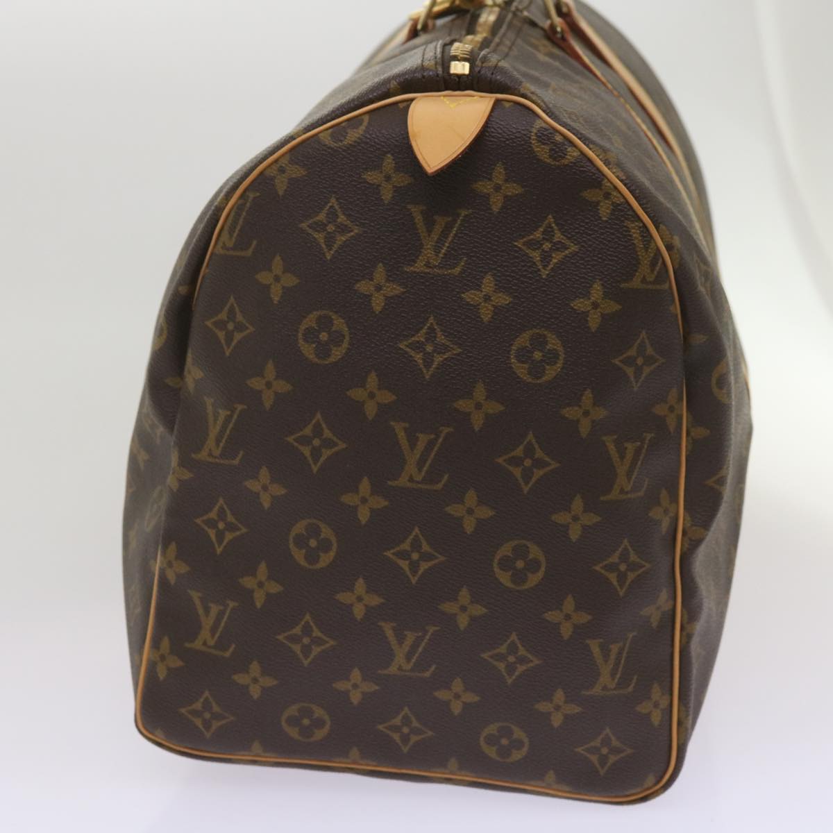 Louis Vuitton Keepall 50, Brown, Canvas, travel