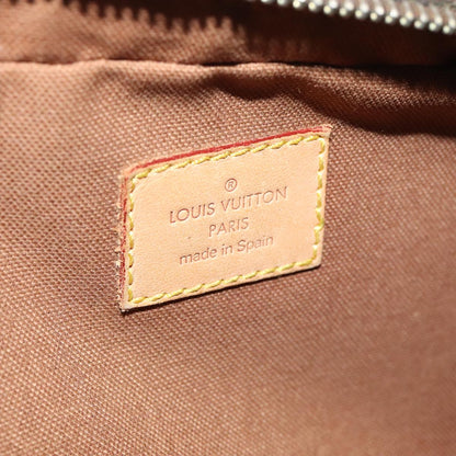 Louis Vuitton Geronimos, Brown, Canvas, clutch