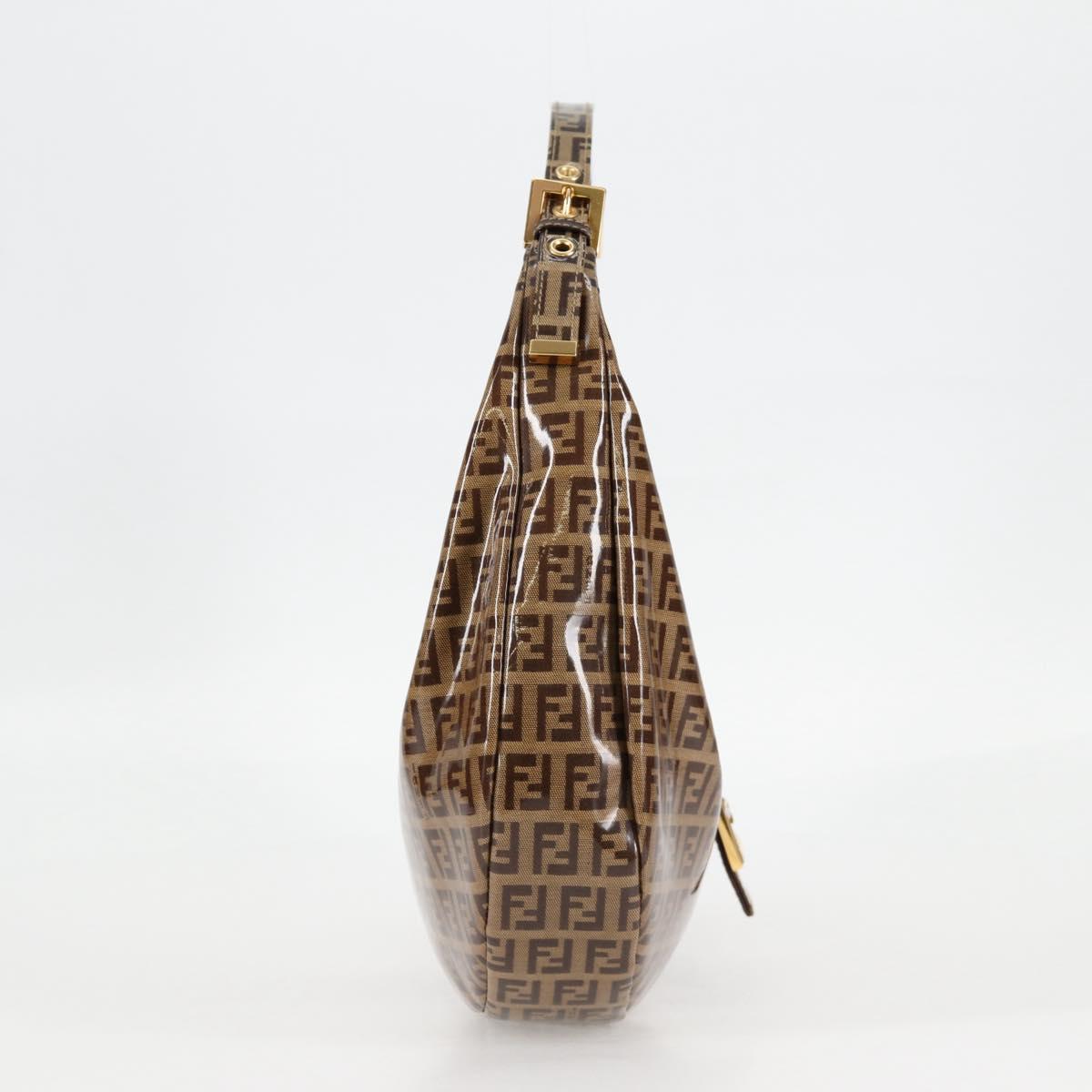 Fendi Zucchino, Brown, Canvas, handbag
