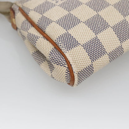 Louis Vuitton Eva, White, Canvas, shoulder