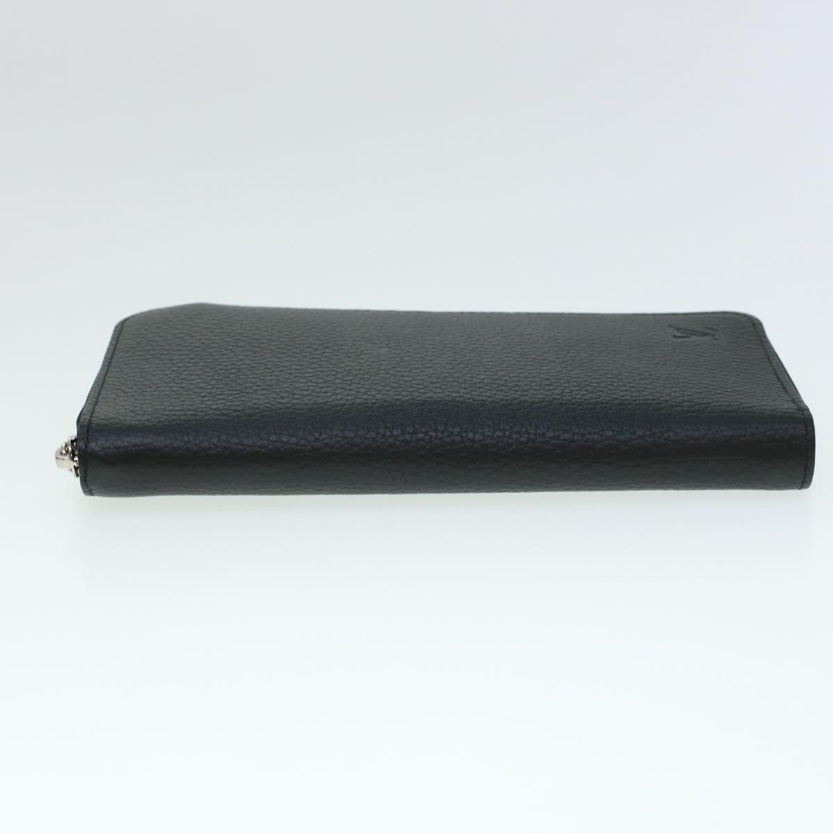 Louis Vuitton Zippy Wallet Vertical, Black, Leather, wallet