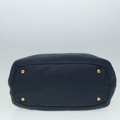 Prada, Blue, Leather, handbag