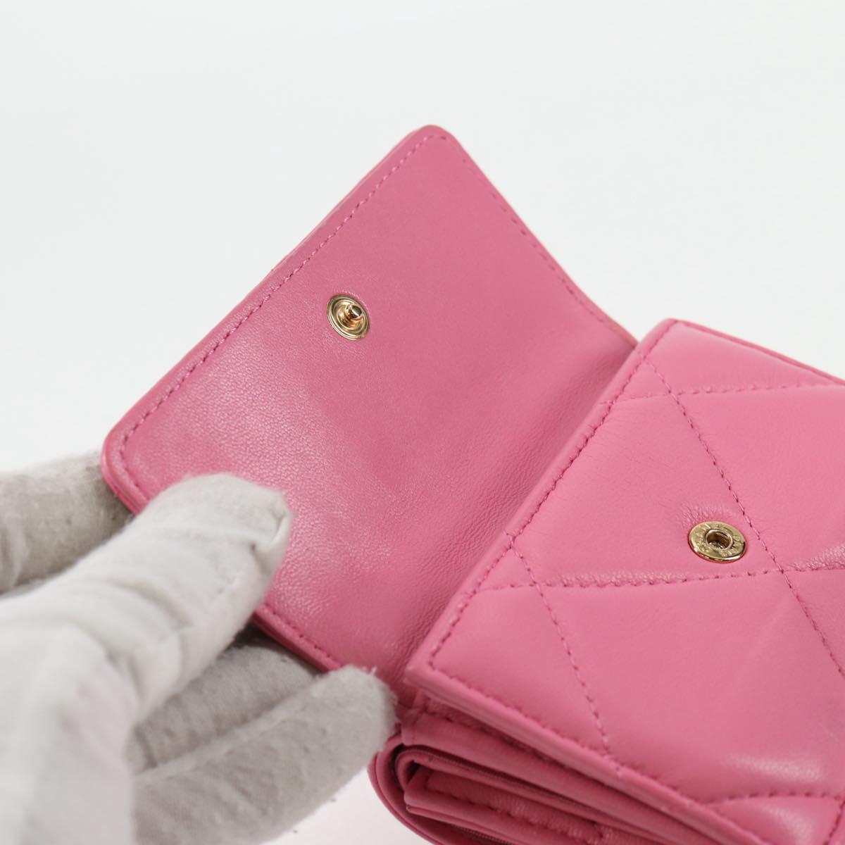 Chanel Chanel 19, Pink, Leather, wallet