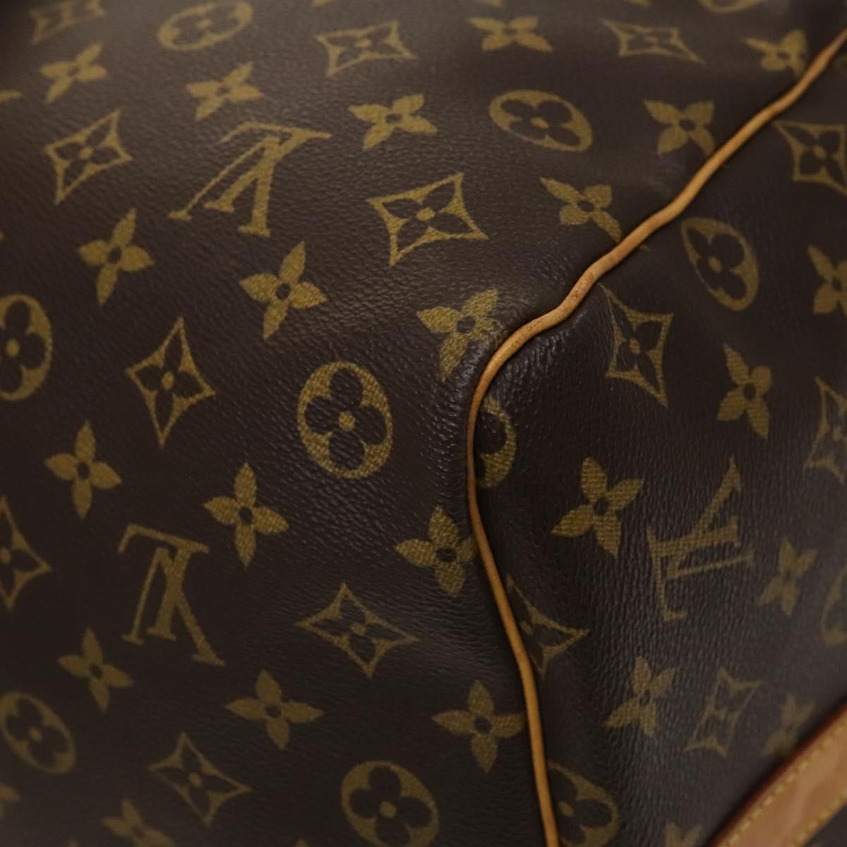 Louis Vuitton Keepall Bandoulière 60, Brown, Canvas, travel
