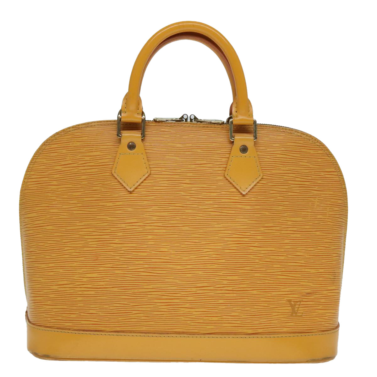 Louis Vuitton, Yellow, Leather, handbag