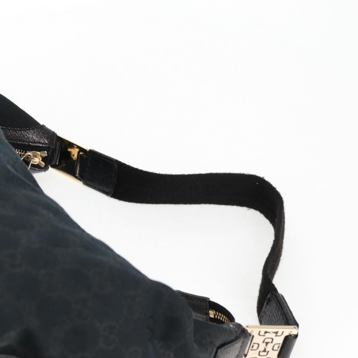 Gucci GG canvas, Black, Canvas, shoulder