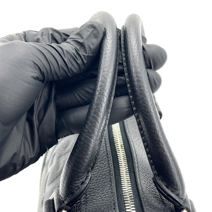 Gucci Convertible Jumbo GG Embossed Leather, Black, Leather, Tote Bag