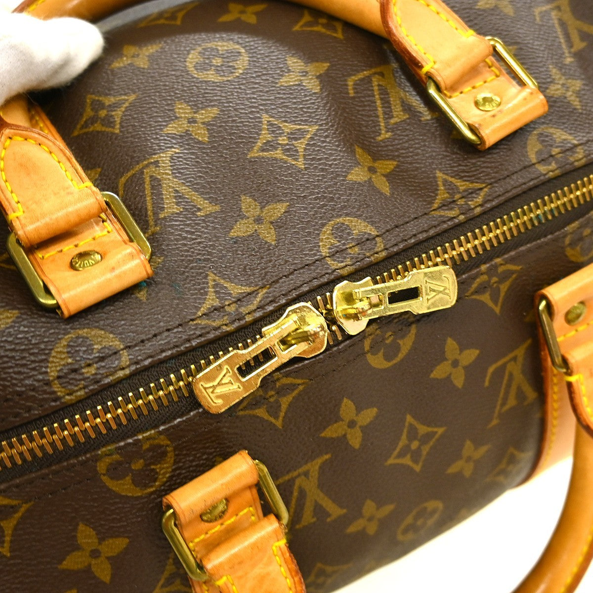 Louis Vuitton Keepall Bandoulière Monogram, Brown, Canvas, Travel Bag