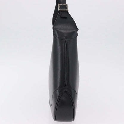 Gucci Jackie O Bouvier Hobo Leather, Black, Leather, Shoulder Bag