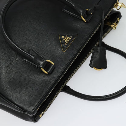 Prada Galleria, Black, Leather, handbag