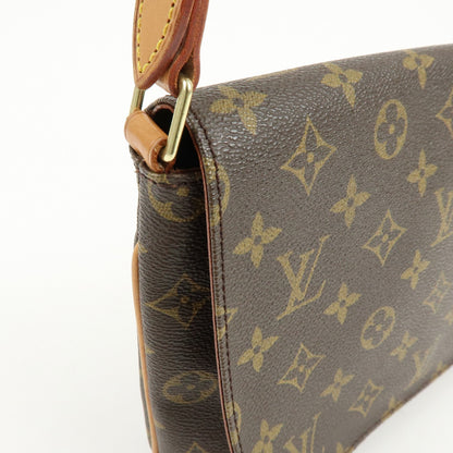 Louis Vuitton Musette Tango Monogram Canvas, Brown, Canvas, Shoulder Bag