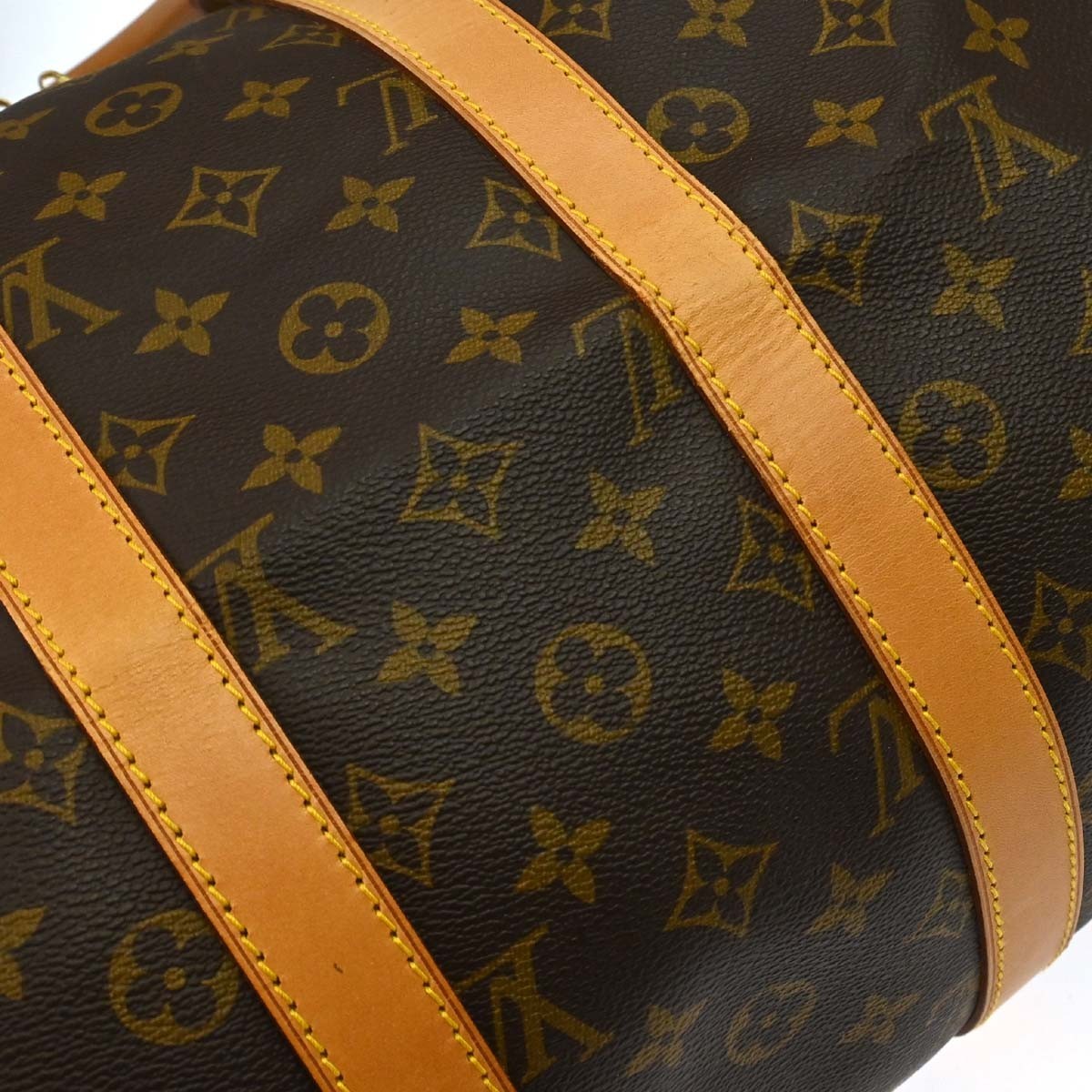 Louis Vuitton Keepall Monogram Canvas, Brown, Canvas, Travel Bag